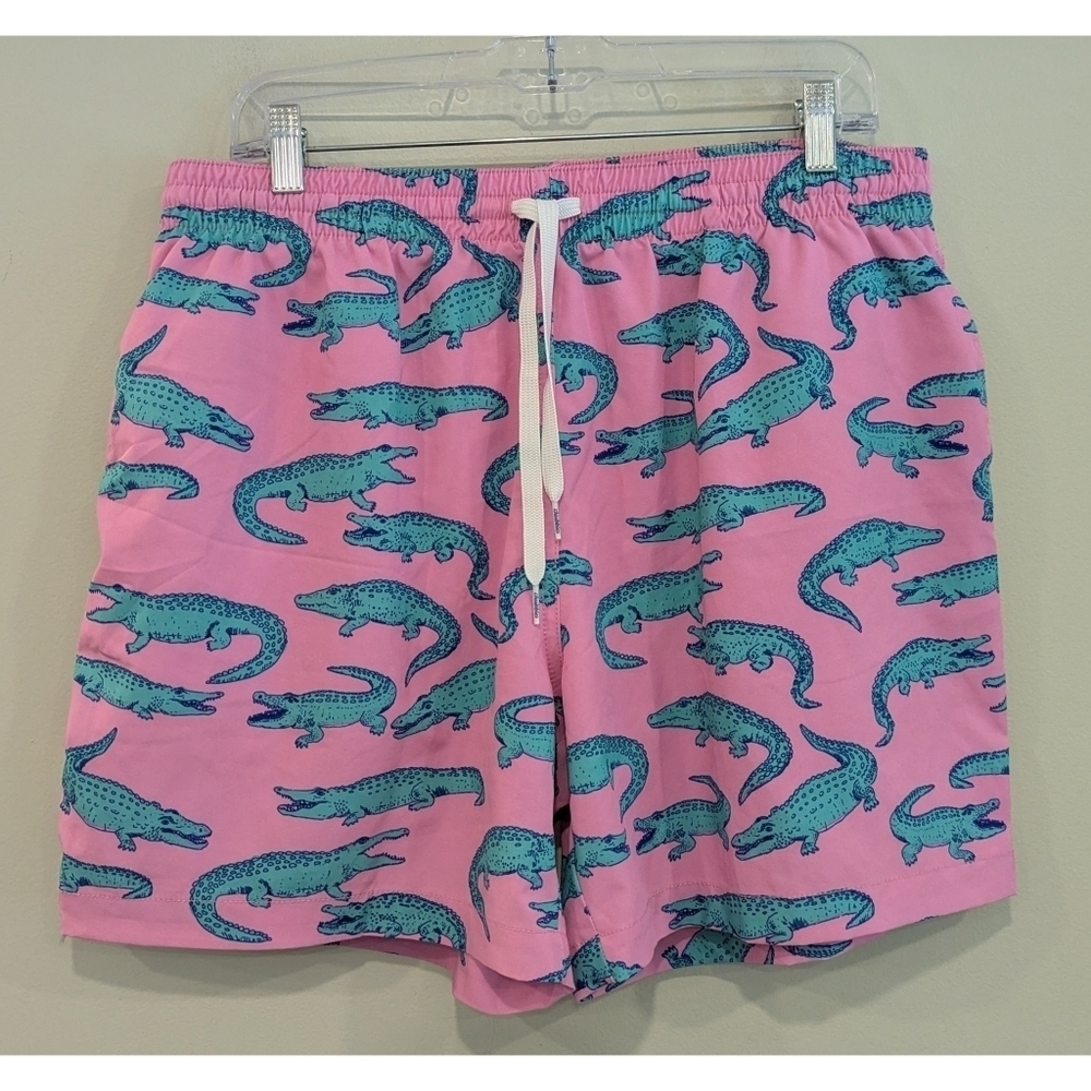 Chubbies The Glades Alligators Mesh Lined Swim Trunks Size XL